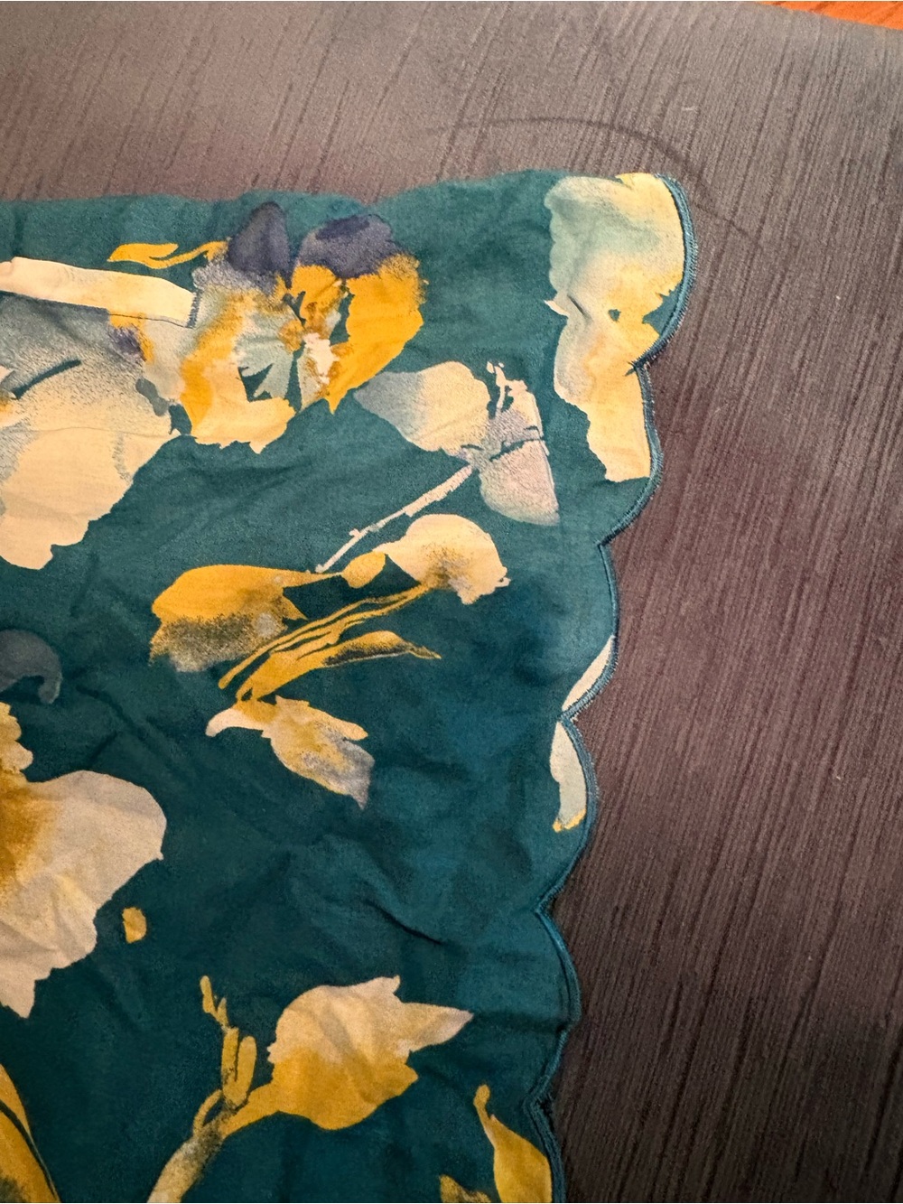 Stars Above Teal Floral Pajama Shorts - Picture 6 of 12